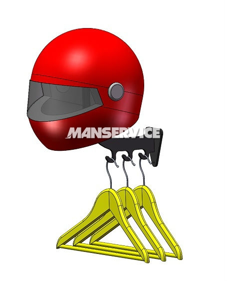Equipamentos para Instalações Coletivas - Suportes para capacetes - SC001