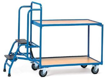 Carrinhos de Coleta (Picking) com escada